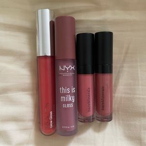 Assorted high-end brand lip glosses